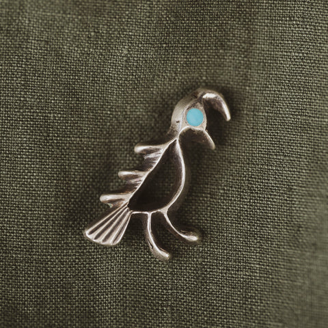 Vintage Sterling Silver Native American Bird Pins