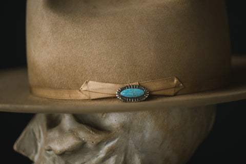 Vintage Native American Oval Pin