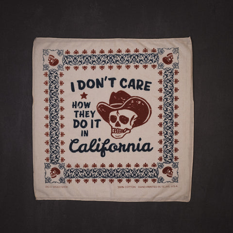 Shop-sewn Bonehead Bandana