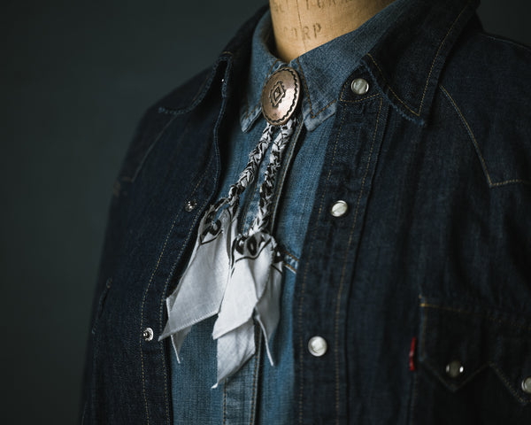 Silver Concho Bolo