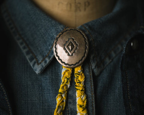 Silver Concho Bolo