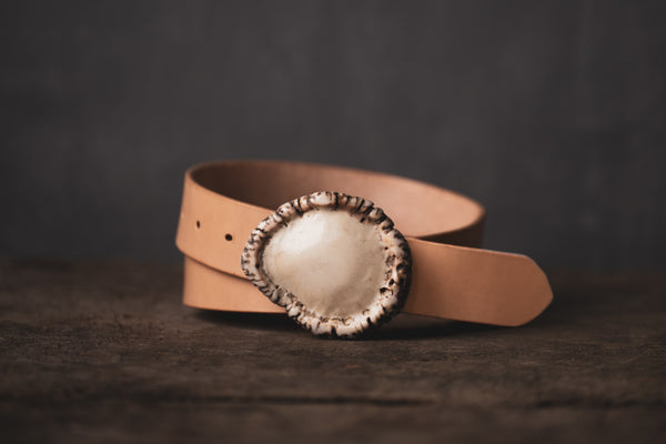Moose Antler Belt Buckle