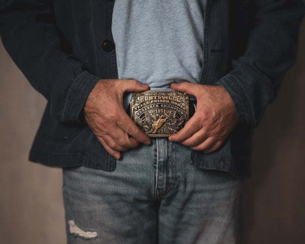 Prison Rodeo Belt Buckle