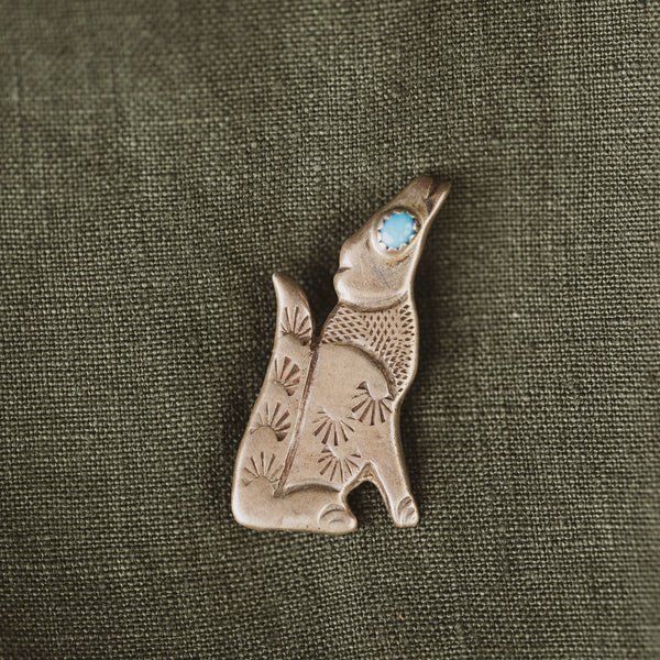 Vintage Sterling Silver Native American Figurative Pins