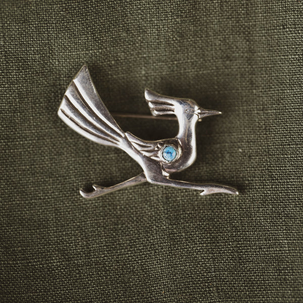 Vintage Sterling Silver Native American Bird Pins