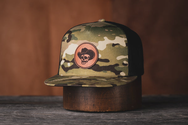 Leather Patch Caps