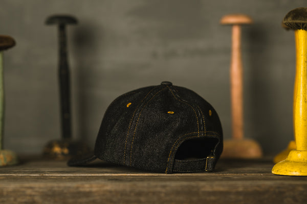 Right Shoulder Vtg. Patch Denim Cap