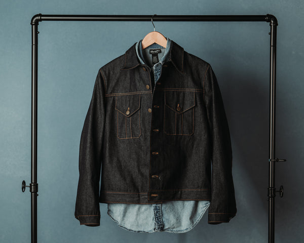 Chain-stitched Denim Jacket