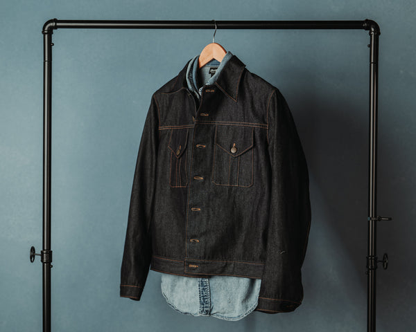 Chain-stitched Denim Jacket