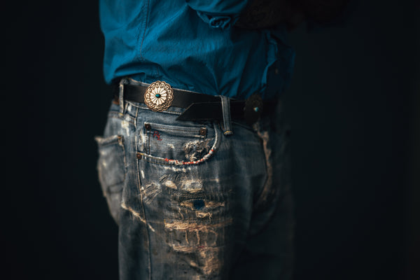 Vintage Silver Concho Belt