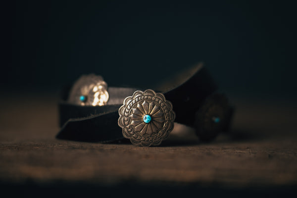 Vintage Silver Concho Belt