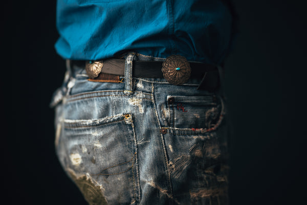 Vintage Silver Concho Belt