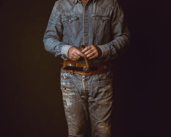 Vintage Silver Concho Belt