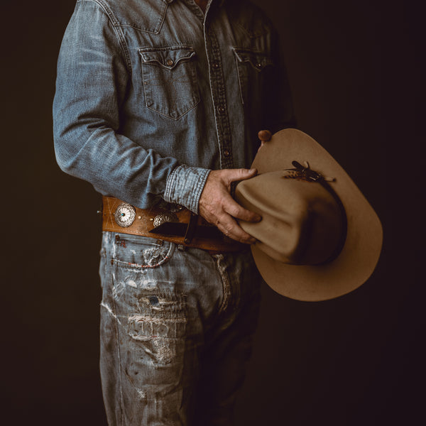 Vintage Silver Concho Belt