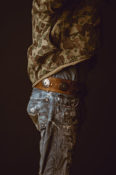 Vintage Silver Concho Belt