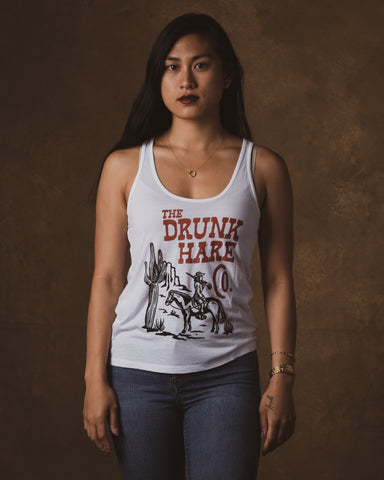 W's Drunk Hare Cowgirl Tank Top