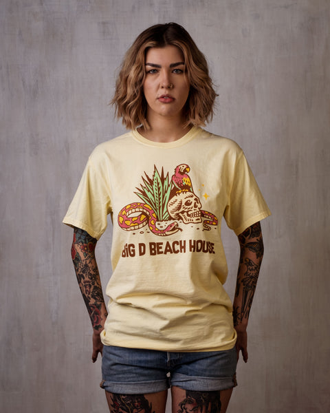 Beach House Tee (Parrot)